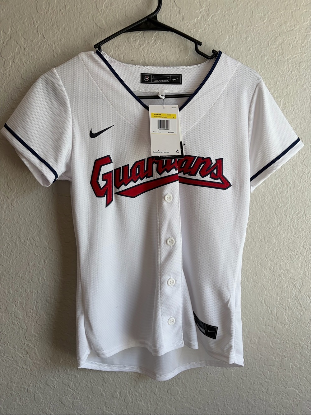 NWT Nike Cleveland Guardians Women's Small Shane Bieber Jersey $135 MSRP MLB